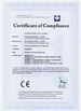 China SUNWING INDUSTRIAL    CO., LTD. certificaten